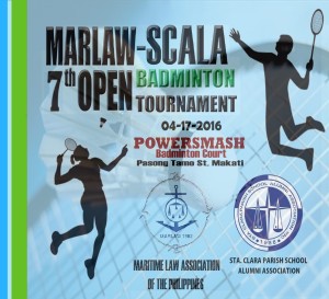 SVBB - 7th MARLAW SCALA Badminton 2016